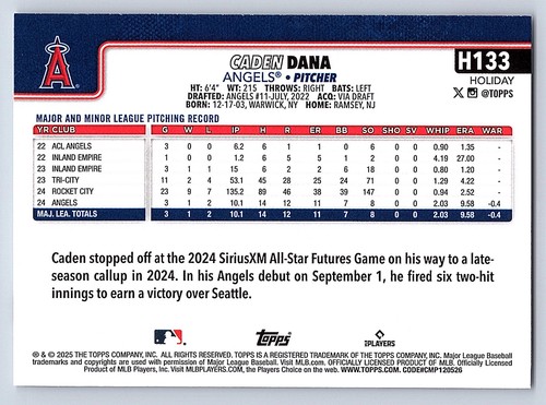 2025 Topps Holiday Base  # H 1 - H 200  - PICK YOUR CARDS - 第 222/318 張圖片