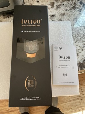 Recreo Laser Comb by ZERO GRAVITY Laser Light Therapy for Hair Growth