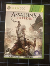 Assassin's Creed III (Microsoft Xbox 360, 2012) TESTED COMPLETE CIB W/ Manual