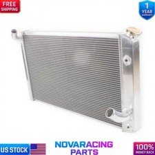 For Chevy Corvette Base Stingray V8 5.7l 7.4l 1973-1976 Radiator Aluminum Wh478