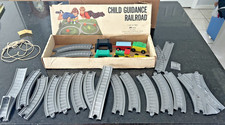 Vintage Child Guidance Railroad Train Set Com...