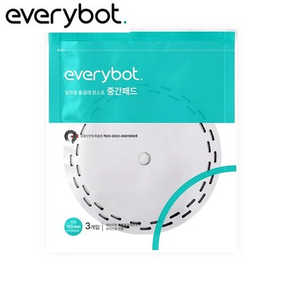 NEW Everybot Disposable Mop Cloth Middle Pad 3EA for Everybot Edge Three-Spin