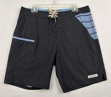 Fair Harbor Mens Swim Shorts Size 33 Black
