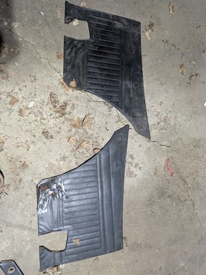 MOPAR 1974-76 A-Body 74 PLYMOUTH DUSTER BLACK REAR DOOR PANELS Ships free