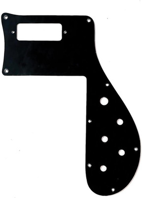Pickguard for Rickenbacker Bass 4001 1973 or Earlier 1-Piece 1-Ply Black