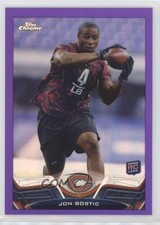 2013 Topps Chrome Retail Purple Refractor 219/499 Jon Bostic Jonathan #189 2c0