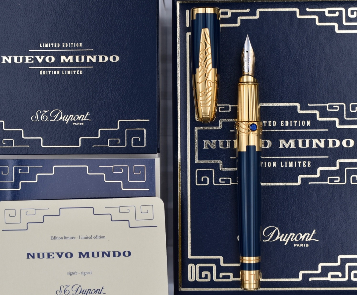 S.T. DUPONT 1998 Nuevo Mundo Limited Edition 1000 Fountain Pen | eBay