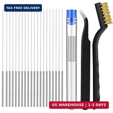 22PCS 3D Printer Nozzle Cleaning Kit, 3D Printer Cleaning Kit with 20x 0.4mm Sta
