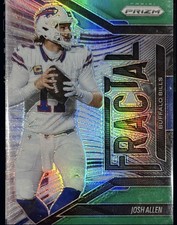 Panini 2025 Prizm Josh Allen #14 Buffalo Bills Fractal NFL Football Card