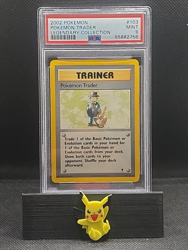 2002 Pokemon Legendary Collection Pokemon Trader #103 PSA 9
