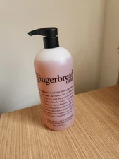 Philosophy "The Gingerbread Man" 3-in-1 Body Wash Shampoo Bubble Bath NWT 32oz