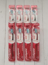 Pack of 8 Colgate 360 Advanced Whitening Toothbrush, Soft