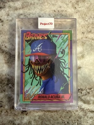 2021 TOPPS PROJECT 70 RONALD ACUNA JR ALIEN #34 BRAVES ALEX PARDEE PR: 14825