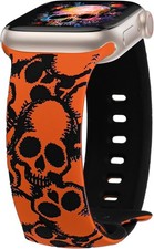 Cute Two-Tone Soft Silicone Strap Compatible with Apple Watch 40/44mm
