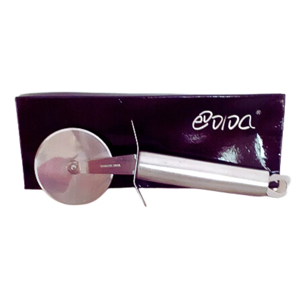 Set 2 pezzi piatto pizza porcellana decoro pomodoro con taglia pizza acciaio 30 - Bild 3 von 3