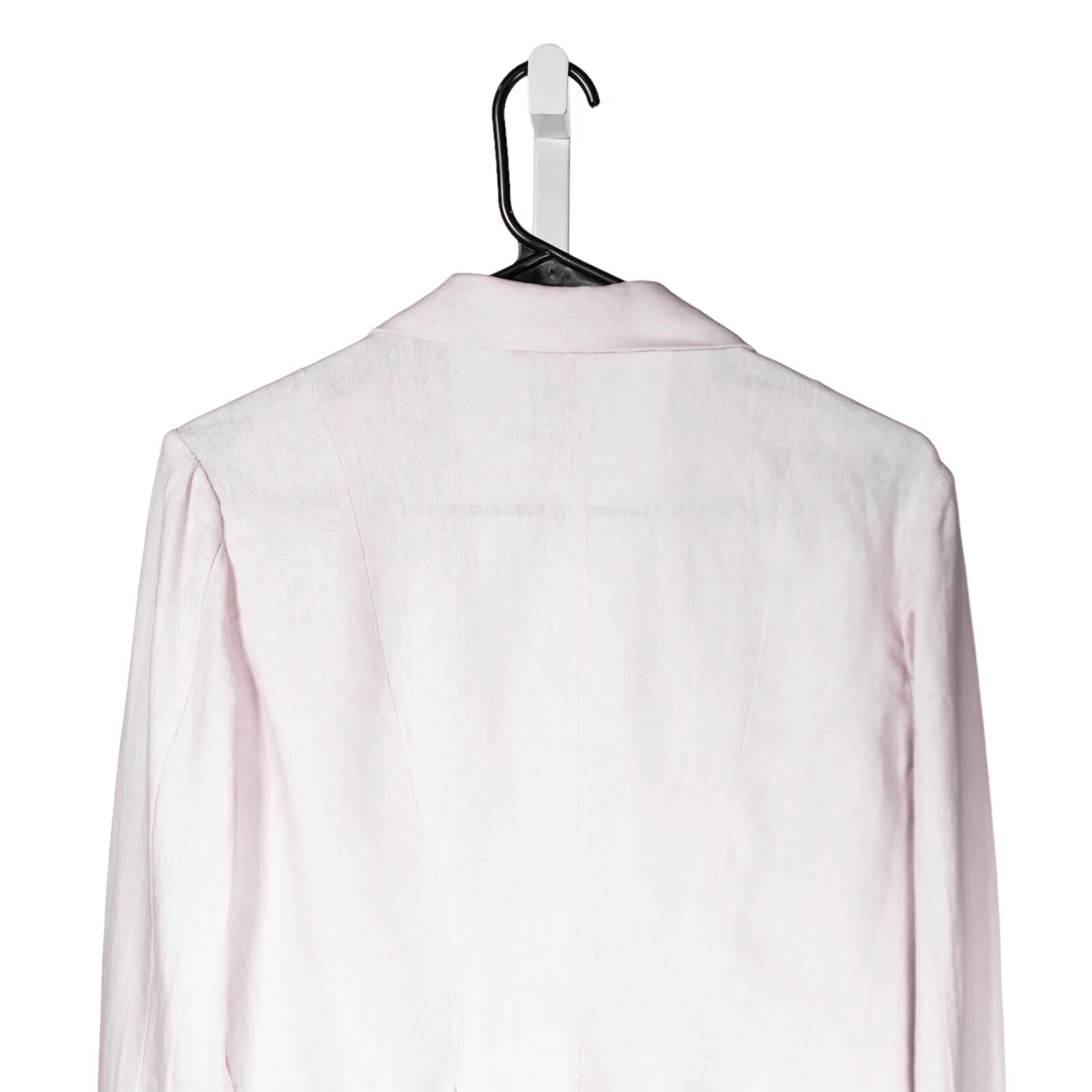 VETEMENTS Free People Blazer Donna Nudo Rosa Lino Doppiopetto Cardigan Giacca Piccolo