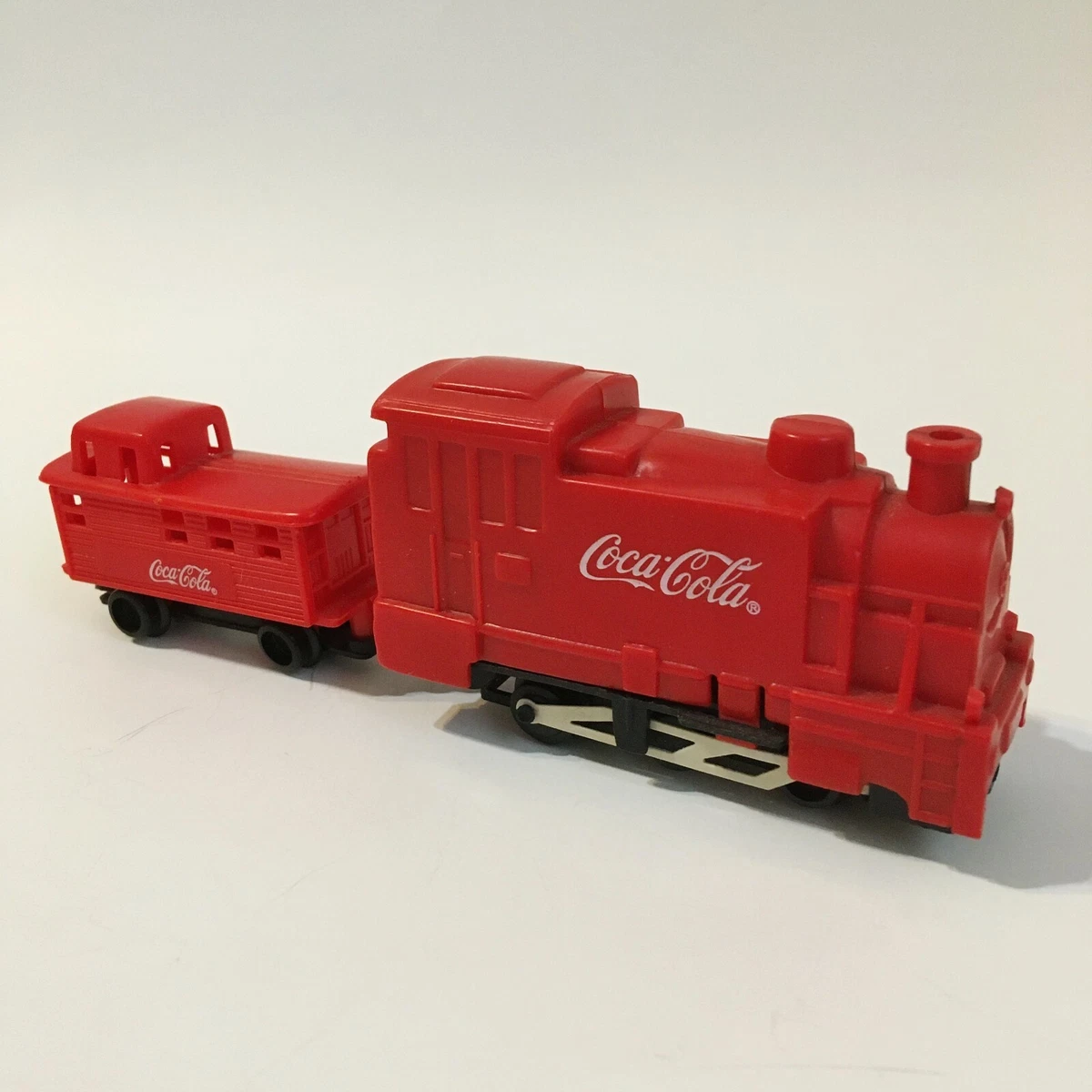 Coca cola collectible train cheap set