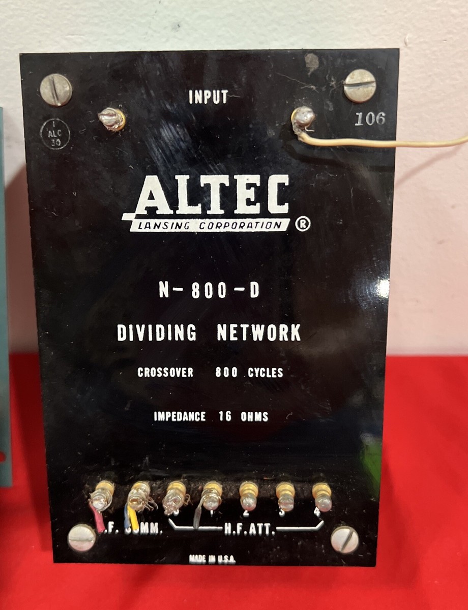 ♪ALTEC★DIVIDING NETWORK N-800-E ペア ♪ALTEC☆DIVIDING NETWORK N-800-E ペア - メルカリ