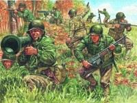 6046 Italeri 1:72, Wwii, Amerikanische Infanterie, 50 Figuren, Modellbausatz