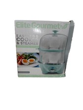 Elite Gourmet 2 Tiered Rapid Egg Cooker Cook ...