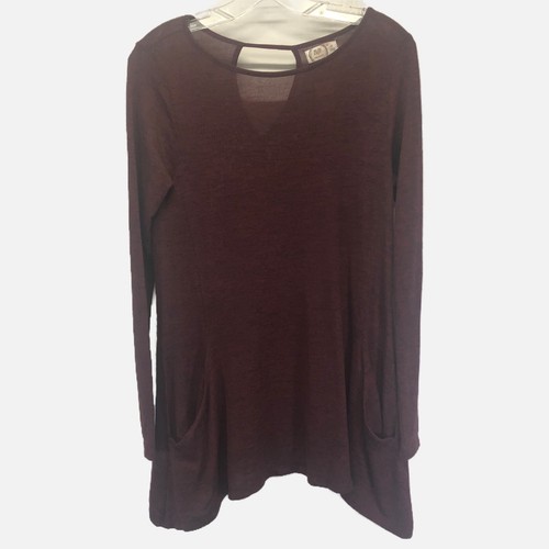 Maglione maglia sottile rosso Maurices 24/7 manica lunga top donna taglia M nuovo con etichetta - Foto 1 di 6