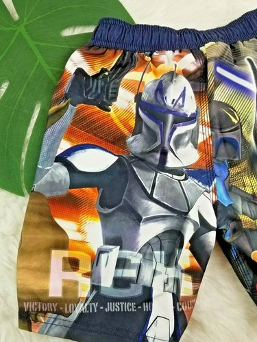 Star Wars Boy's Clone Wars Board Shorts Size XS 4/5 - Picture 8 of 11