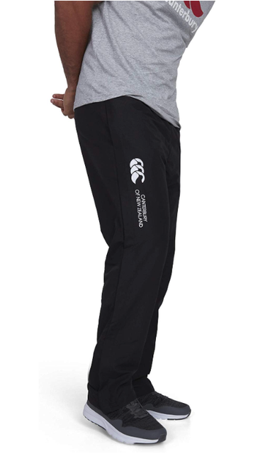 black canterbury tracksuit bottoms