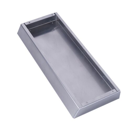 1 pieza de aluminio Blackface estilo Vibro Champ chasis sin orificios para amplificador de tubo de guitarra - Imagen 2 de 6