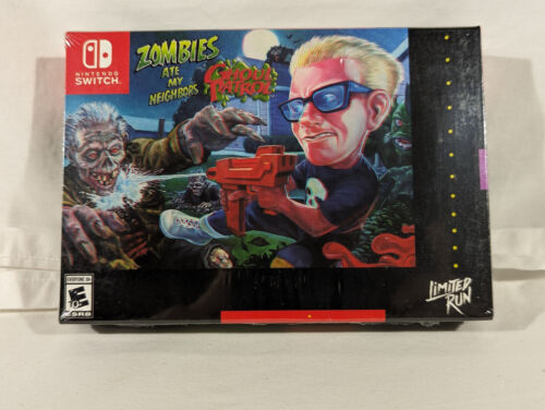 Nintendo Switch Zombies Ate My Neighbors Ghoul Patrol Limited Run #112 Sealed