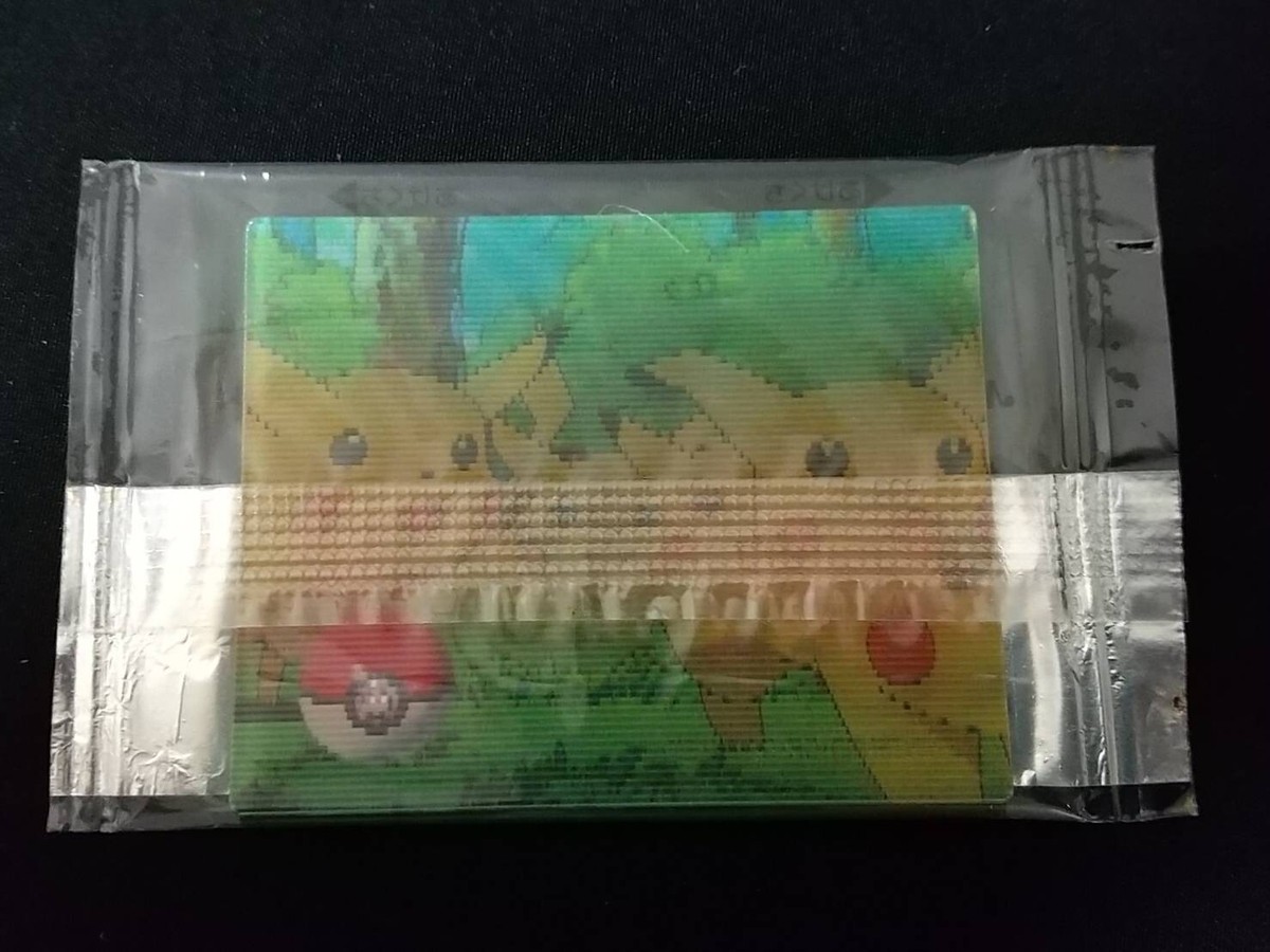 pokemon 3d card 明治 チェンジカード レンチキュラー pokemon 3d card 明治 チェンジカード レンチキュラー