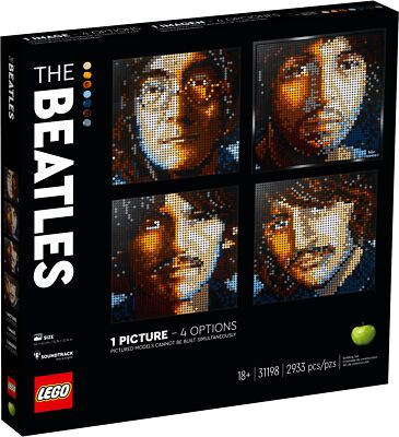 The Beatles レコード8枚セット LEGO Art The Beatles 31198 Collectible Creative Canvas Wall Art