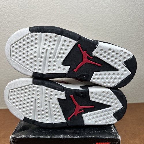 DS NIKE 1991 Sky Jordan VI 6 Carmine VTG OG US Kids 13.5 1990s w/ Box 8991 Boys - Picture 11 of 16