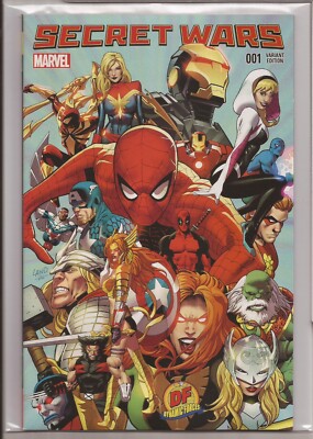SECRET WARS #1   DF EXCLUSIVE   LTD   Greg Land Variant   W/DF COA   MAXI SERIES