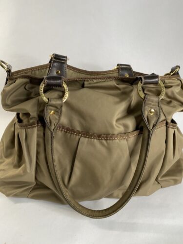 Storksak Olivia Nylon Diaper baby Bag Purse Detachable Shoulder Strap Moss - Picture 6 of 11