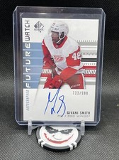 2019-20 UD Sp Authentic Givani Smith Future Watch Auto 🔥 # 733/999 🔥