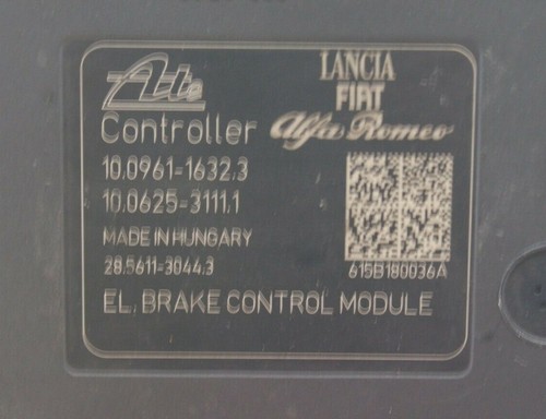 ⭐ABS FIAT DOBLO 00052026221 10096116323 10021210544 10062531111 10.0212-1054.4⭐ - Picture 3 of 3