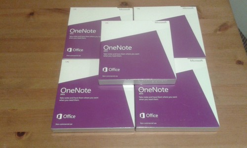 DVD Microsoft One Note 2013 no comercial x 5 piezas (sellado de fábrica) - Imagen 1 de 3