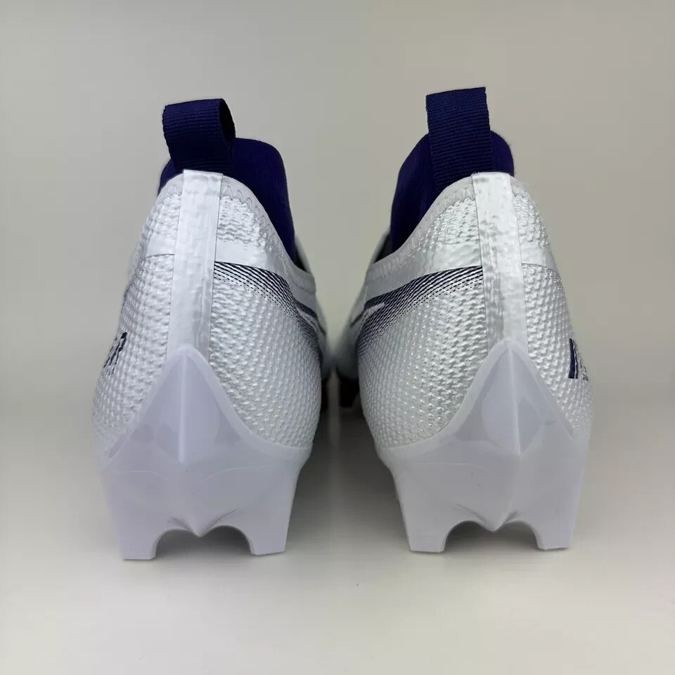 NIKE VAPOR EDGE PRO 360 FOOTBALL CLEATS SIZE 14 WHITE PURPLE  display picture 3