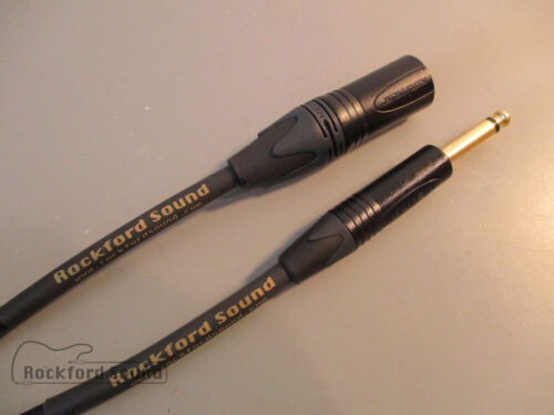 Mogami W2549 negro | dorado neutrik XLR macho a 1/4" TS | cable desequilibrado - Imagen 2 de 3