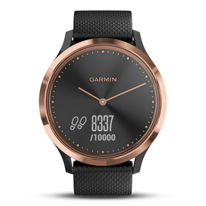 garmin vivomove hr sport black rose gold