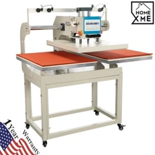 20x28" Pneumatic Heat Press Machine Infrared Positioning Up Sliding Dual Platen