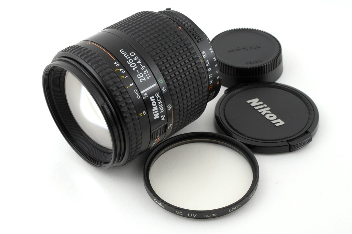 Mint] Nikon AF 28-105mm F3.5-4.5 D Zoom Macro SLR w/Filter Cap