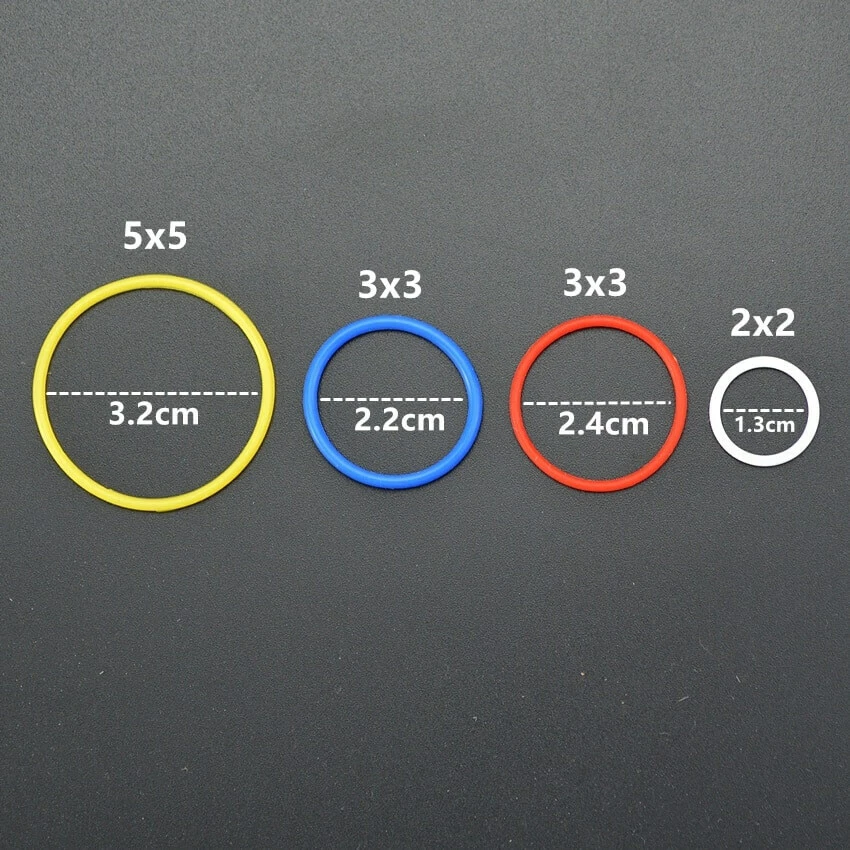 20 peças correia de borracha 2x2 a 5x5 85543 85544 bloco de construção tijolos brinquedo faça você mesmo - Imagem 2 de 4