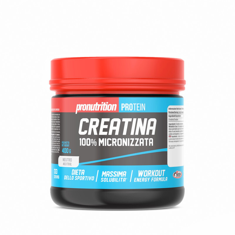 PRO NUTRITION Creatina 100% Micronizzata 400g gusto NEUTRO