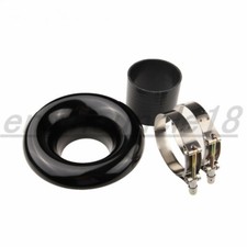 Pila de velocidad negra de 3 pulgadas para admisión de aire de motor frío/ram/bocina turbo