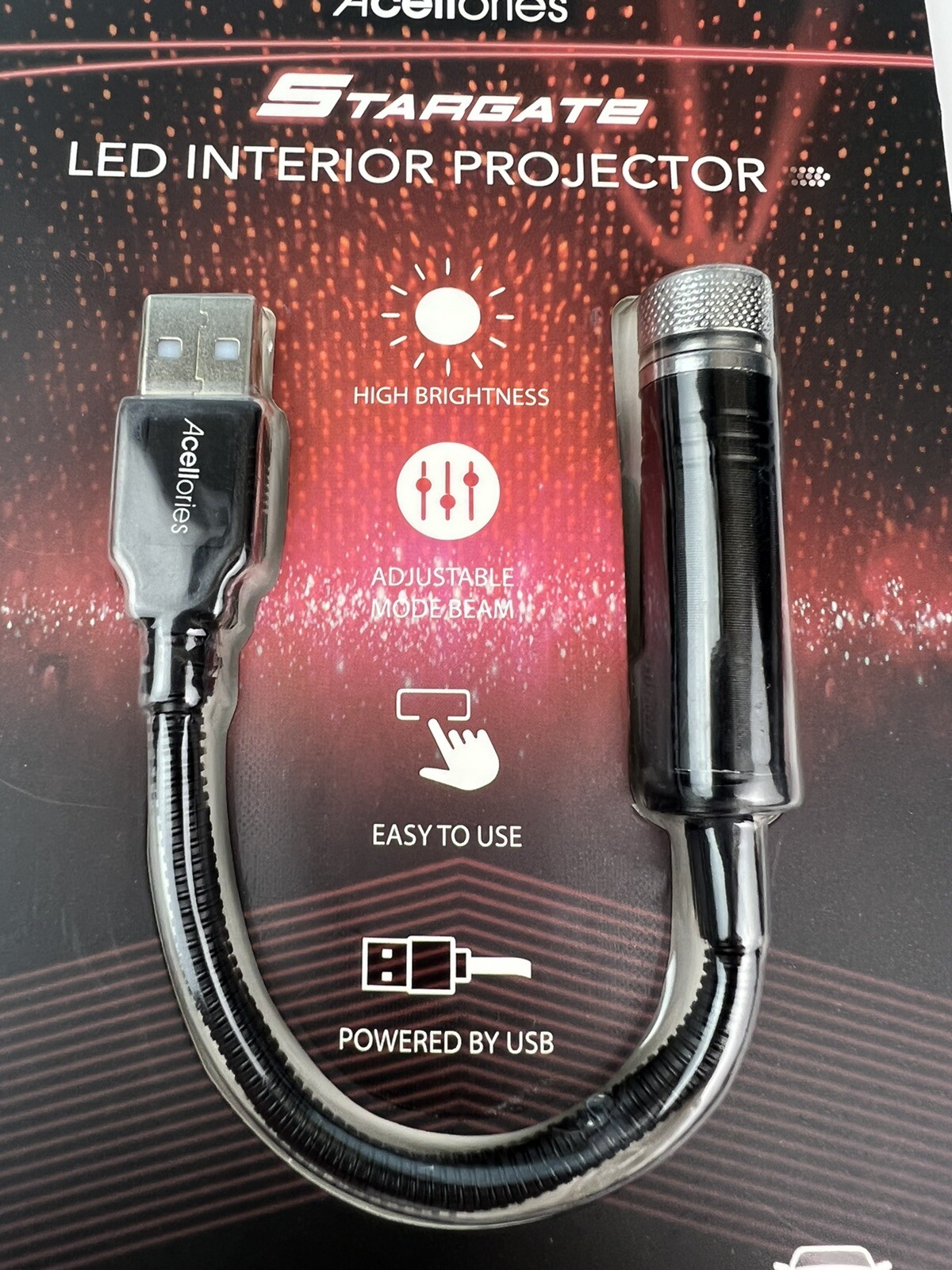 Stargate USB Car Interior LED Light Roof Room Star Projector Acellories 816811026722 eBay