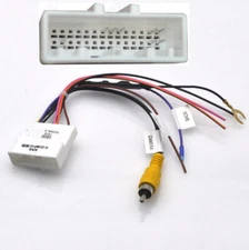 Reverse Camera Retention Adaptor Cable volt tranformer wire For Toyota 28 pin