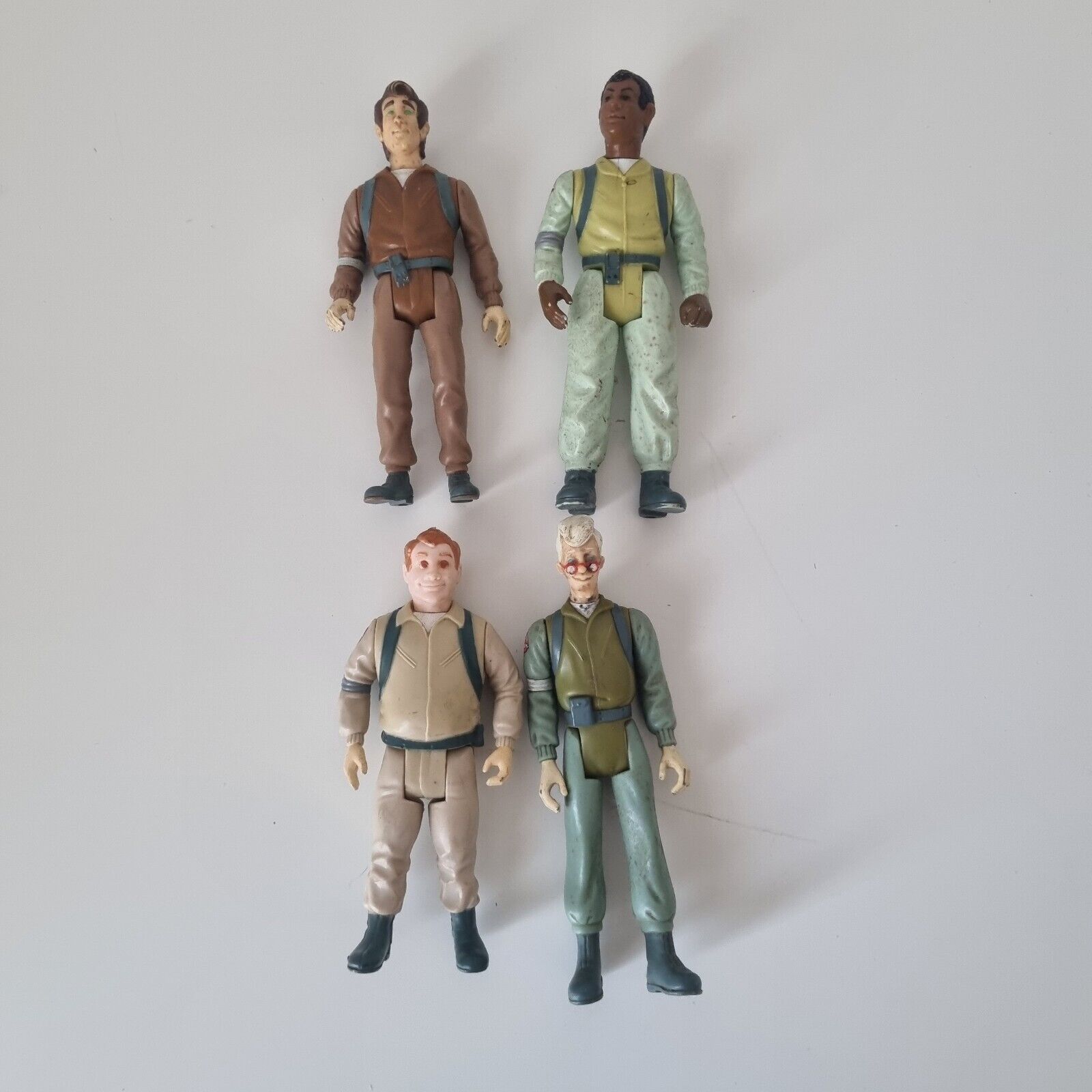 Vintage 1984 Ghostbusters Action Figures x 4 Colombia Pictures