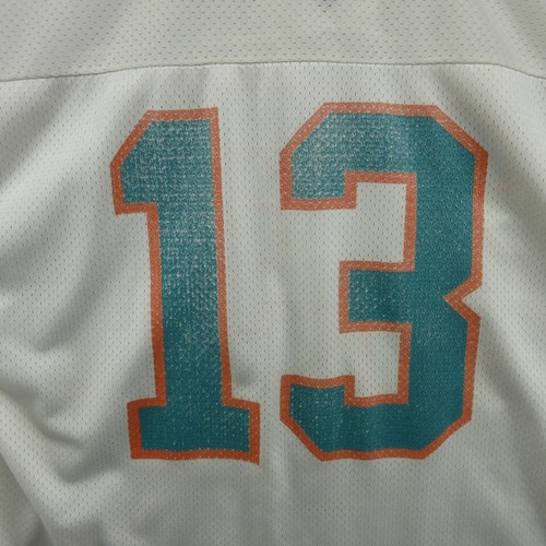 VTG Miami Dolphins Jersey Mens XL White 13 Dan Marino Wilson Made in USA 80s 90s - Picture 15 of 16
