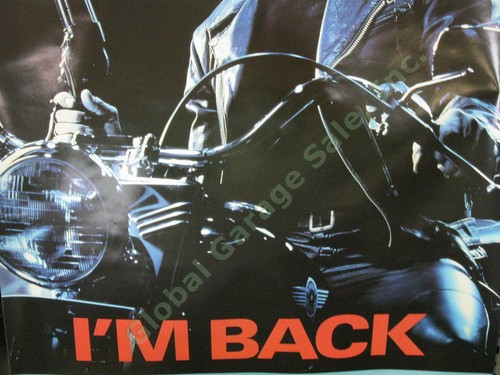Póster de 3' Schwarzenagger de Terminator 2 Judgment Day original del vestíbulo de cine - Imagen 3 de 6